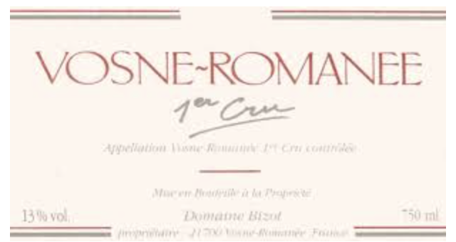 (image for) Domaine Bizot Vosne-Romanée 2022 - WAS: $2750++